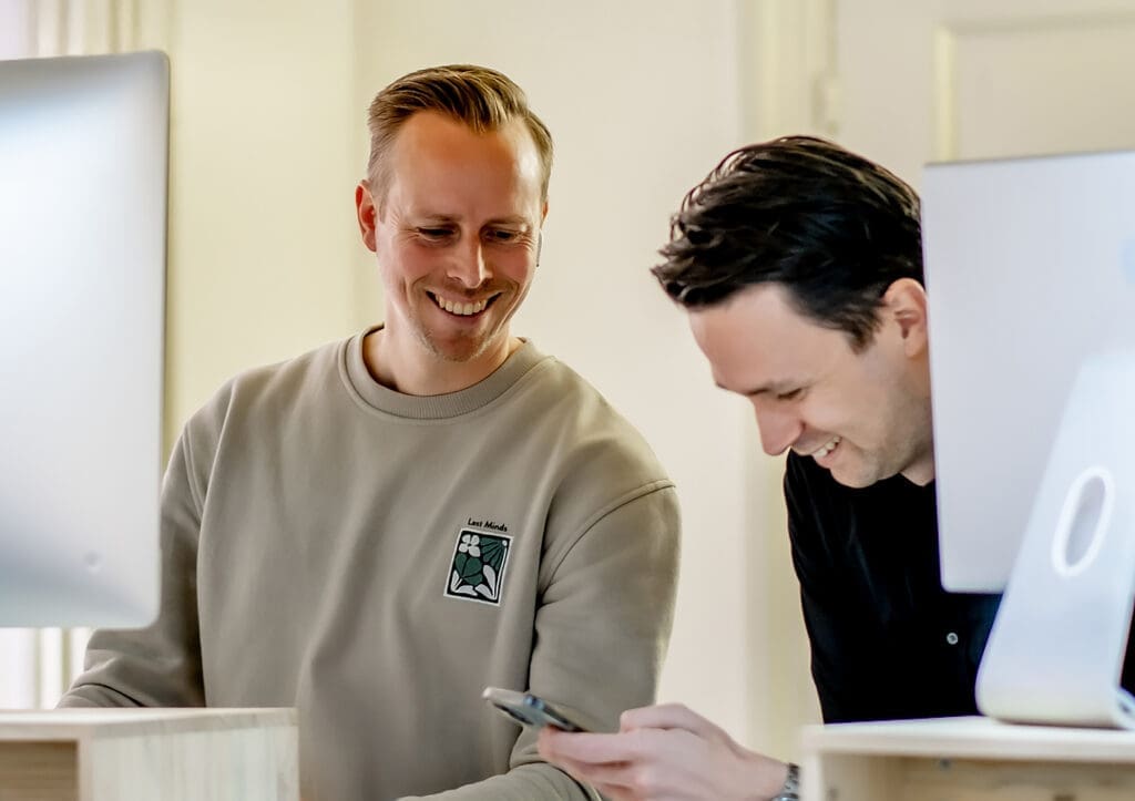Foto van Leroy Werinussa en Brian van der Veer